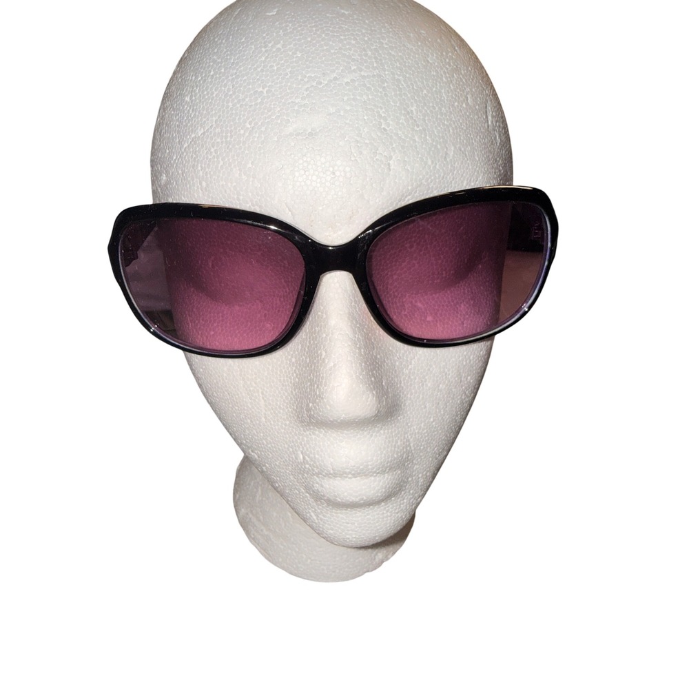 Revlon Floral Sunglasses Purple Gradient Lenses Oversized Womens Retro Shades